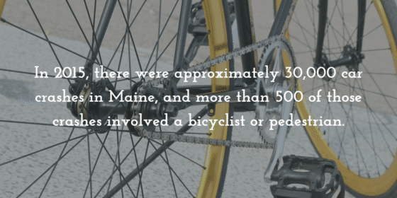 bicycle-friendly state Maine crash statistics