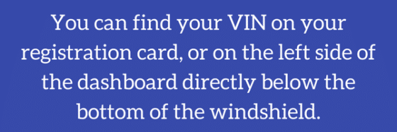 How to Find a VIN