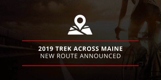 2019 Trek Across Maine New Route Announced